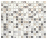 Smart Tiles Mosaik Series SM1036-4 Wall Tile, 9.64 in L Tile, 11.55 in W Tile, Straight Edge, Minimo Noche Pattern